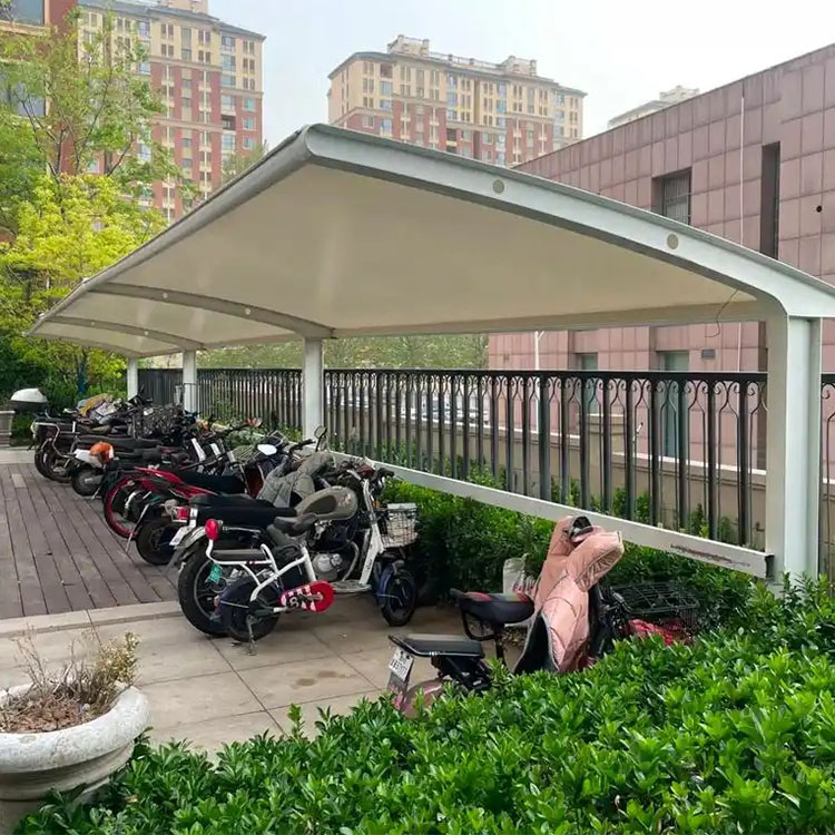 阜宁县膜结构电动车棚